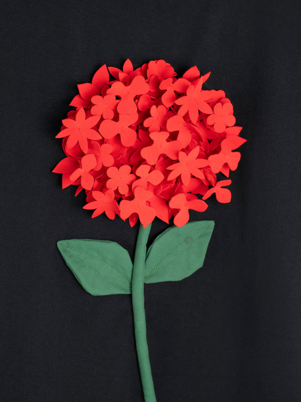 Red Hydrangea Tshirt