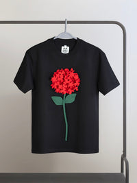 Red Hydrangea Tshirt thumbnail 2