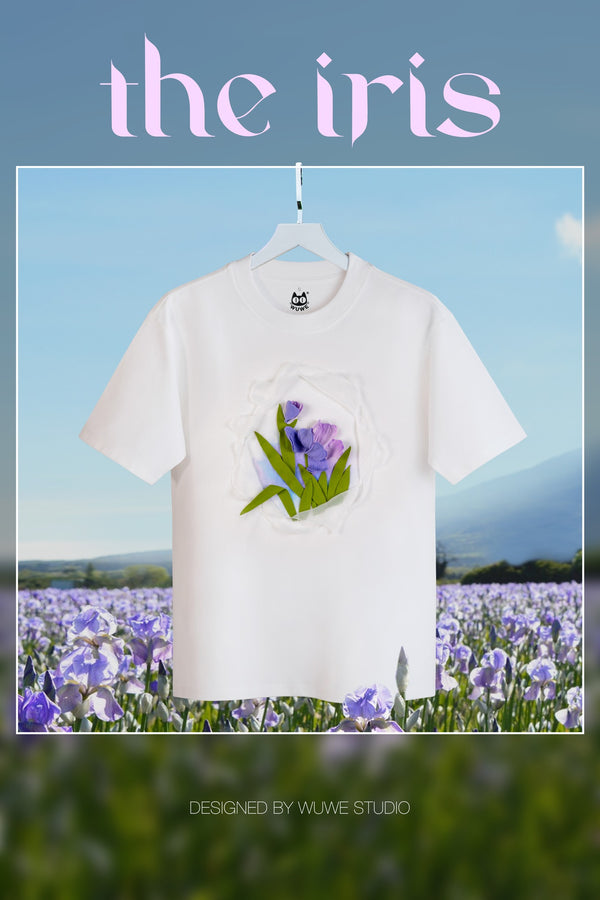 IRIS Tshirt Embroidery 3D