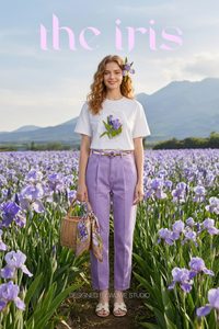 IRIS Tshirt Embroidery 3D thumbnail 3